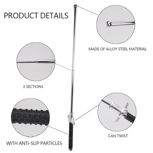 37Zoll Teleskopstange Teleskopstöcke Telescopic Rod Einstellbar Wanderstock - Bild 13 von 15