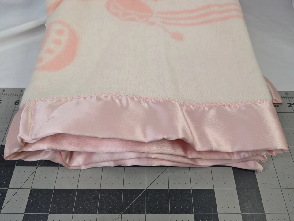 Manta de bebé Beacon polar tema circo topacio borde satinado 36x50 pulgadas LEER Foto 3 de 4