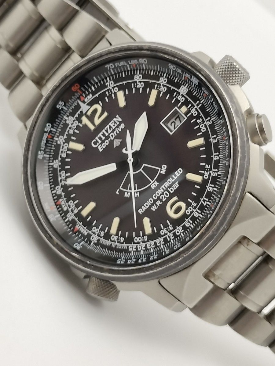 Citizen Promaster H411-T004911 Date Titanium Eco Drive Solar