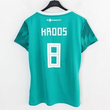 Deutschland Adidas Damen M Fußball Soccer Away Trikot Shirt Top 2018 2019 #8 Kroos