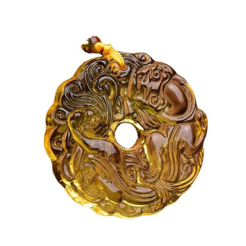 Fashion Green Jade Pendant Necklace Multicolor Chinese Amulet Lucky Jewelry Gift - Picture 6 of 8