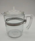 Vintage Pyrex Percolator 7824B 4Cup Coffee Pot Stovetop Glass No inner parts