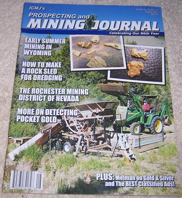 ICMJ's Prospecting and Mining Journal Magazine August 2017 gold 