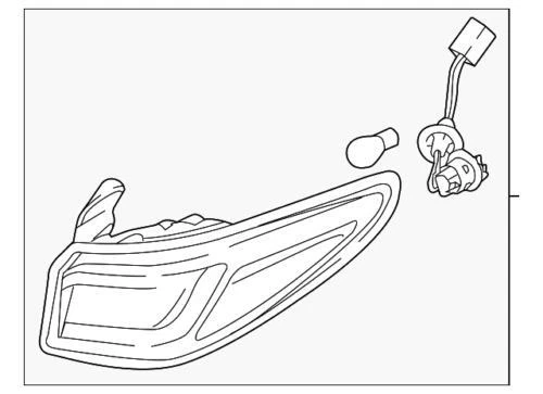 Genuine Hyundai Tail Lamp Assembly 92401-J9510