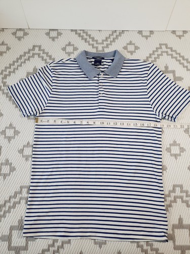 Camisa polo a rayas Scotch & Soda para hombre talla mediana impecable estado - Imagen 13 de 14