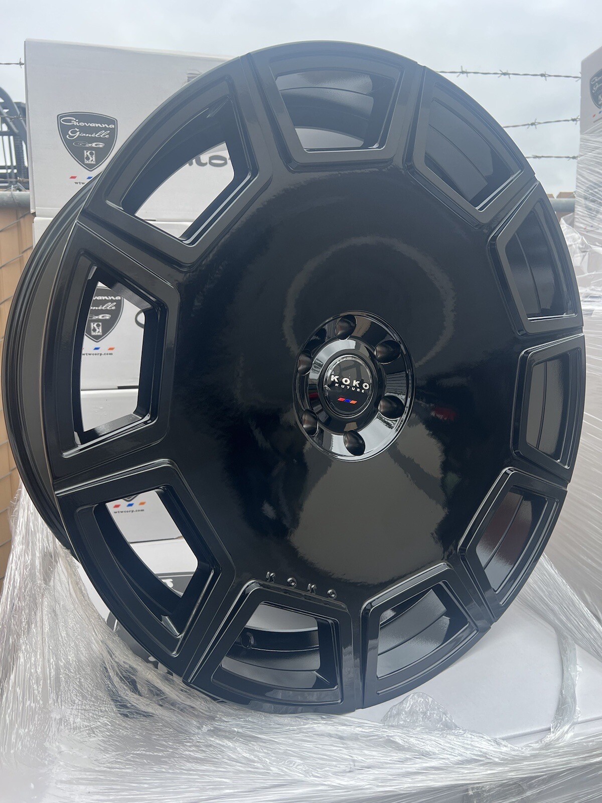 (4) 26X10 KOKO KUTURE SICILY GLOSS BLACK(5X112)ROLLS ROYCE CULLINAN BENZ G63 AMG