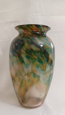 Vaso in vetro artistico da studio NICHOLAS 2010 multicolore