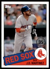 2020 Topps 1985 35th Anniversary J.D. Martinez Boston Red Sox #85-16