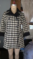 Vintage houndstooth coat
