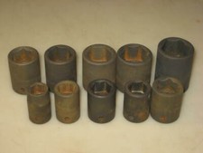 New 10-pc 12-dr. 6-pt Impact Socket Set 916 Thru 1-18 Usa By Kd Tools New 10-pc 12-dr. 6-pt Impact Socket Set 916 Thru 1-18 Usa By Kd Tools