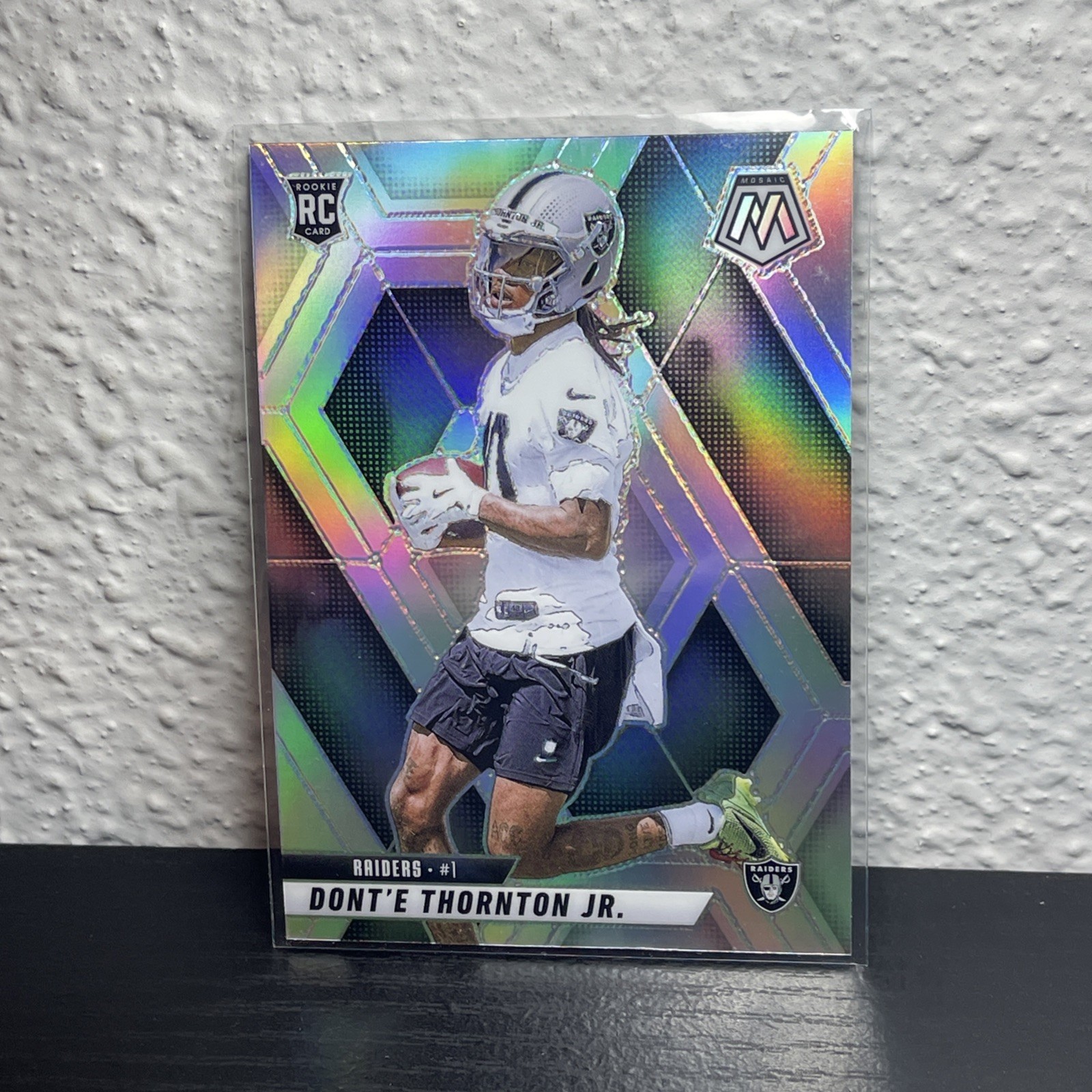 2025 Panini Mosaic - Rookies Dont'e Thornton Jr. #369 Silver Prizm (RC)