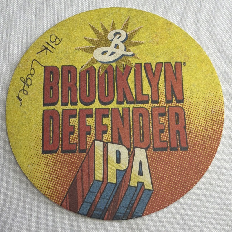 Brooklyn Brewery, Defender IPA Doodle, Brooklyn NY, 4”