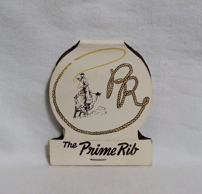 Vintage Matchbook The Prime Rib Restaurant Princeton NJ Advertising Matches Full