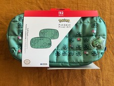 New Hori Puff Pouch Pok mon Pixel Green for Nintendo Switch 2