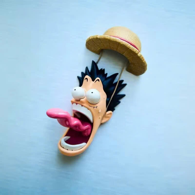 AUTHENTIC ONE PIECE SHOCKING FACE FRIDGE MAGNET JAPANESE BANDAI