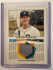 2026 Topps Heritage Spencer Torkelson Clubhouse Collection Patch Tigers