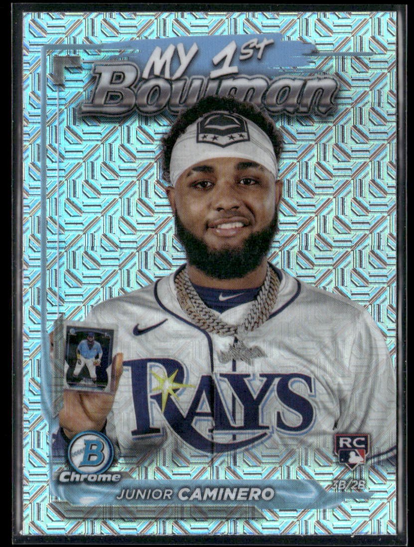 2024 Bowman Chrome #M1B-11 Junior Caminero My 1st Bowman Mojo Refractors