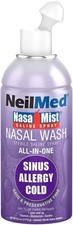 NeilMed NasaMist All In One Multi Purpose Saline Spray, 6.3 Fl. Oz.