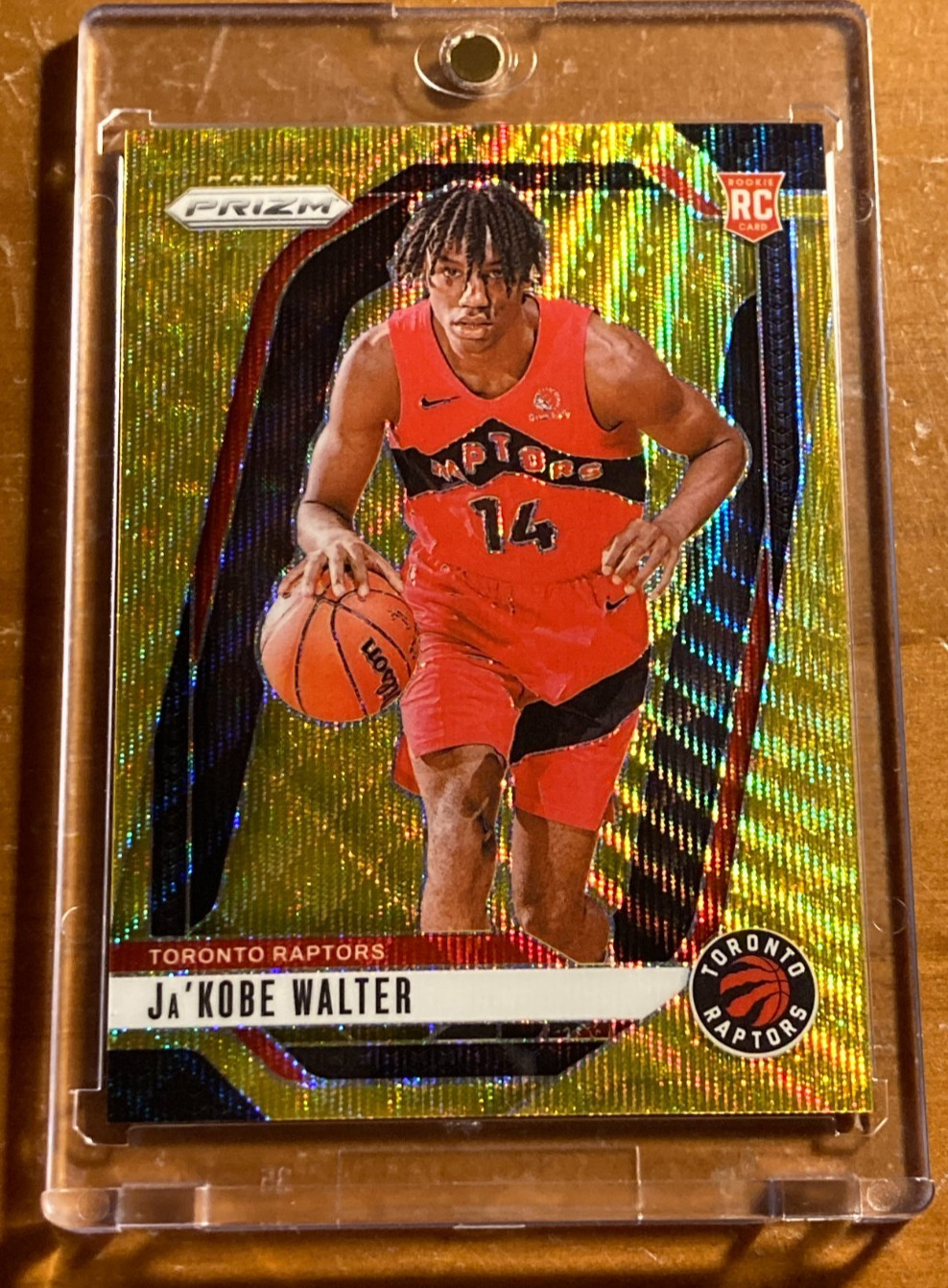 2024-25 Panini Prizm Ja'Kobe Walter Rookie RC Gold Wave Prizm /10 #223
