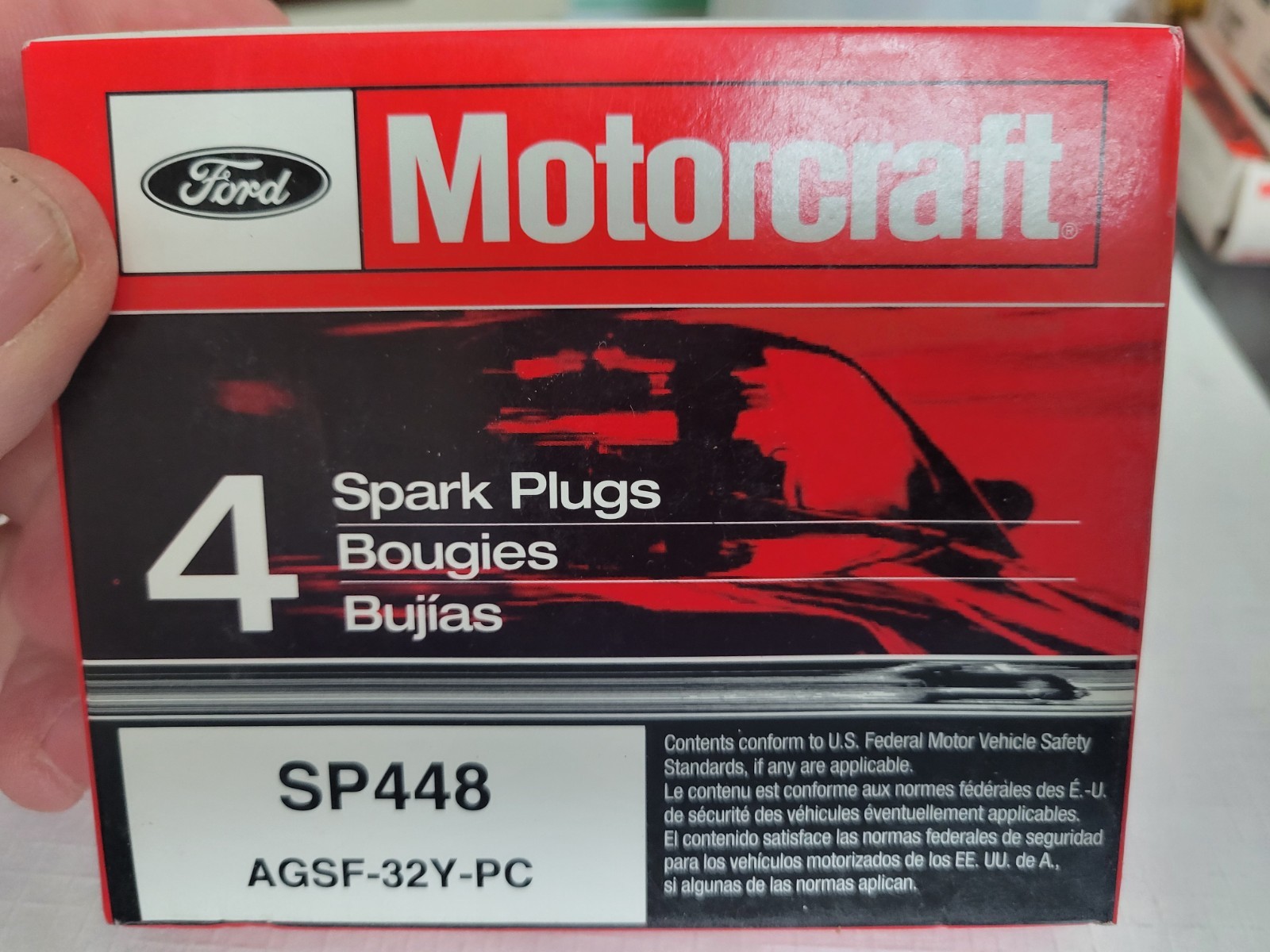 Ford Motorcraft Iridium Spark Plug Set 4 Pieces AGSF-32-Y-PC, SP448