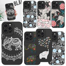 Phone Cover Elephant Design Case For iPhone Air 16 17e  Samsung Galaxy S25 S26 