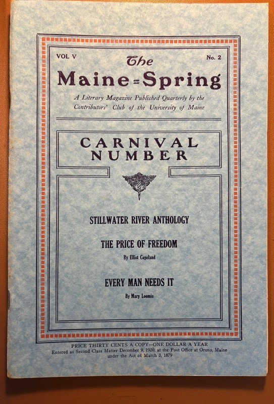 Maine - Spring Vol. V No.2, Carnival Number, Feb. 1925