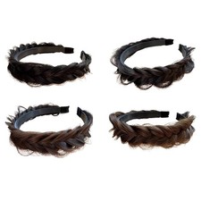 Haar geflochtenes Stirnband, Kopfbedeckung, Kopfschmuck, klobige Haarb&auml;nder