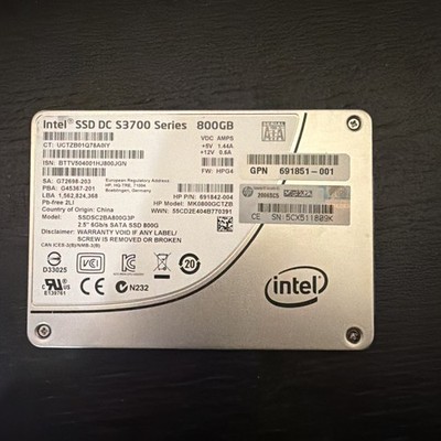 Intel SSD DC S3700 Series, 800 GB
