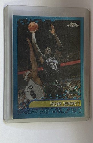 2001-02 Topps Chrome #21 Kevin Garnett NBA Minnesota Timberwolves