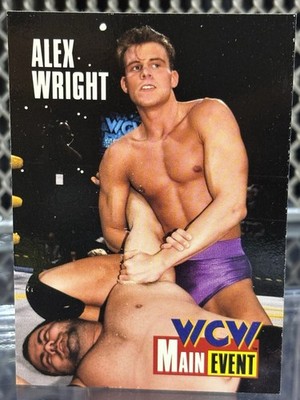 1995 Topps WCW Main Event Alex Wright Wrestling Rookie Card #30 Das Wunderkind