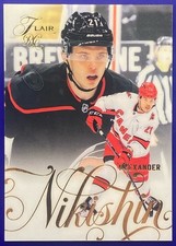 Alexander Nikishin 2025-26 Upper Deck Flair RC Card #158 Carolina Hurricanes