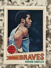 1977-78 Topps Adrian Dantley #56 Rookie Card White Back (RC) - Buffalo Braves. rookie card picture