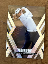 2026 Upper Deck Allure Golf #30 Brooke Henderson Black Rainbow 