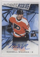 2021 Upper Deck SP Game Used Authentic Rookies Blue Maxwell Willman Max Auto 4et