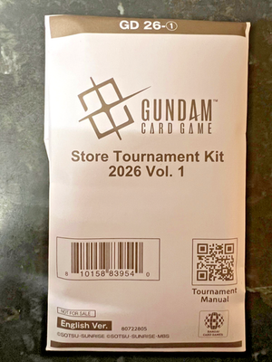Gundam Card Game Store Tournament Kit 2026 Vol 1 English SEALED | eBay