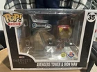 Funko Pop! Town: Marvel Avengers Tower Iron Man Diamond Comics Figure #35
