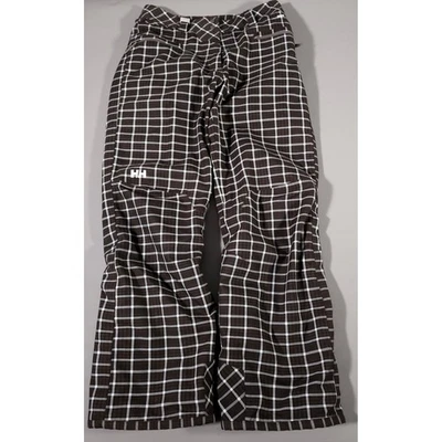 Helly Hansen Snow Pants Womens M Brown Plaid Helly Tech Waterproof Insulated - Image 1 of 4