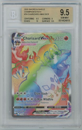 Charizard VMAX graded BGS 9.5 for sale on eBay