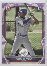 2023 Bowman Prospects Purple Pattern 184/199 Josue De Paula #BP-111 7c7