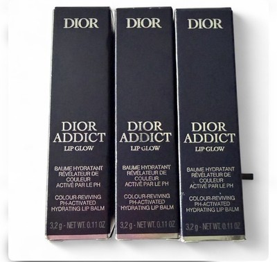 Dior Addict Lip Glow 001 Pink 038 Soft Nude Hydrating Color Reviving Balm 3.2g
