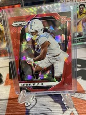 2025 Panini Prizm Draft Picks - Antwane Wells Jr. #94 Red Ice Prizm (RC)