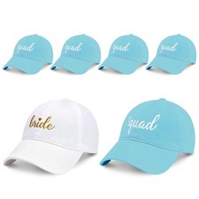 Bridesmaid Gifts Baseball Hat for Women 6 Packs Bachelorette Party Women's Ha...