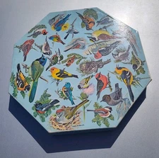 VTG 1968 Springbok Puzzle Octagon Western Birds Donald Malick 8015-RARE COMPLETE