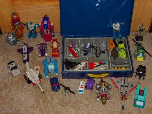 TRANSFORMERS G1 ACTIONS FIGURE WITH CASE LOT HEMAN GOBOTS VINTAGE ORIGINAL