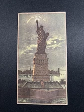 1883 Pratt’s Astral Oil Statue Of Liberty Rookie Trade Card By Root & Tinker