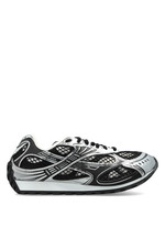 BOTTEGA VENETA 1100 Women's Black/Silver Orbit Sneakers New Authentic