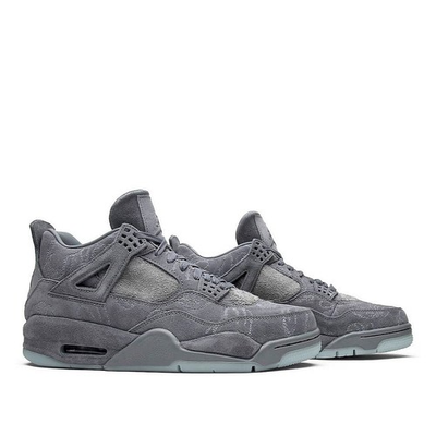 #ad Air Jordan 4 Retro KAWS Grey Suede Men#x27;s Basketball Sneakers Limited Style $229.00