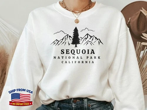 Sequoia National Park Sweatshirt California Sweater Adventure Souvenir Shirt - product listing photo