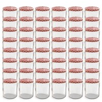 Oputec 48X 405 Ml EinmachgläSer Schraubdeckel Rot MarmeladengläSer SturzgläSer