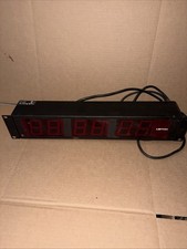 Leitch DTD-5225-R Digital Time Display Clock Time Indicating Appliance